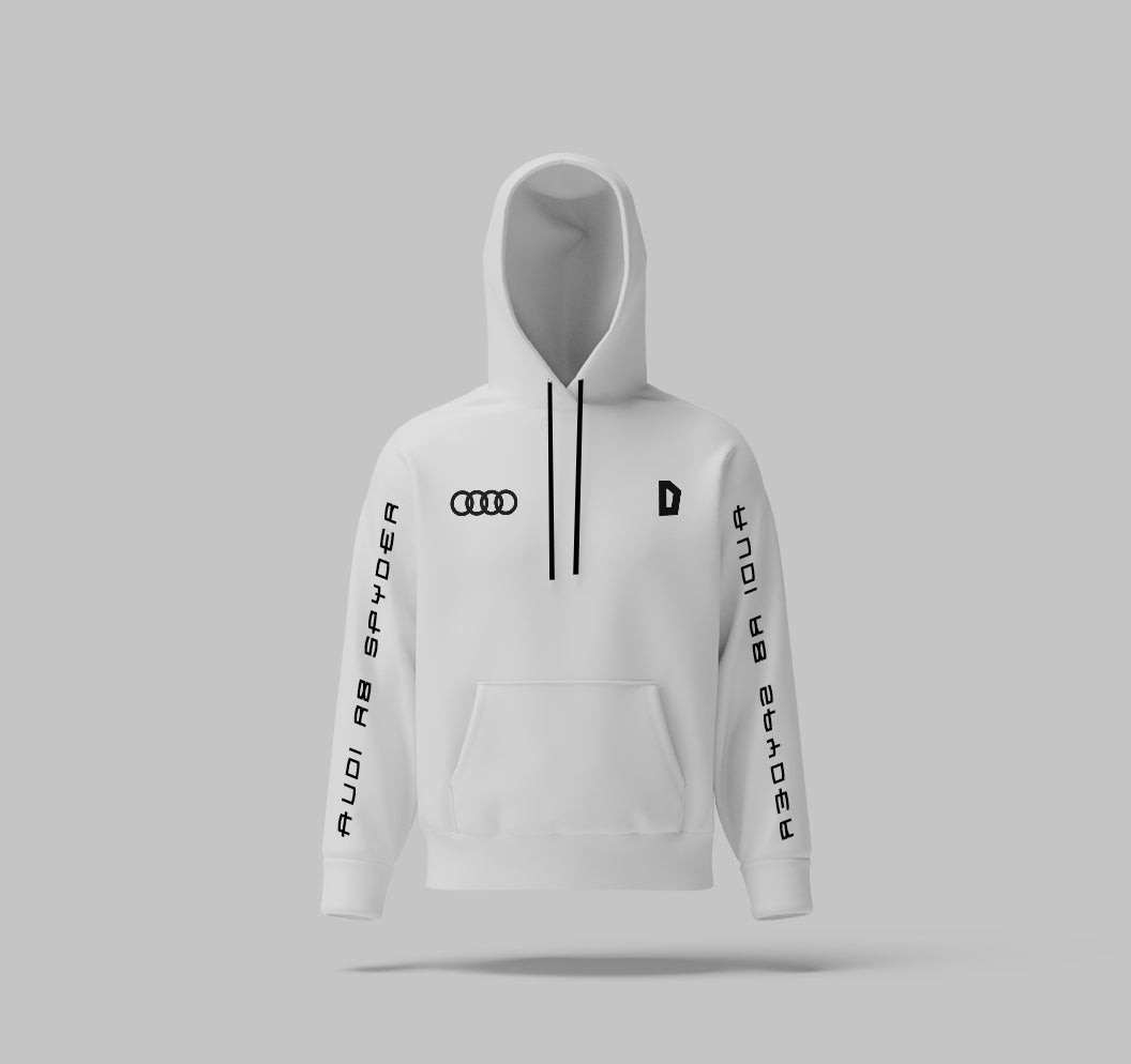 R8 Sketch Edition Hoodie – White